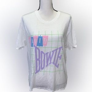 Bowie David Bowie vintage white shirt RARE